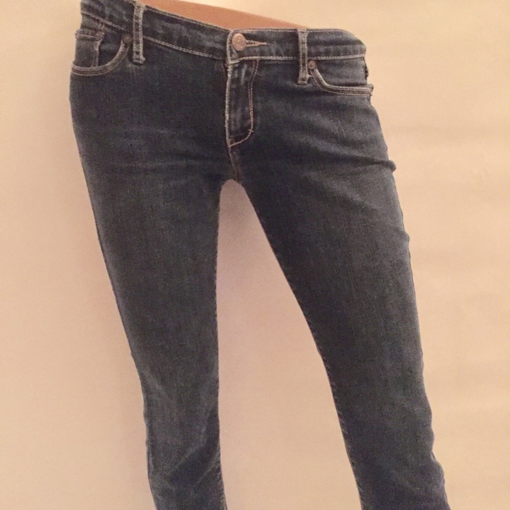 ABERCROMBIE & FITCH Blue Low Rise Jeans 4